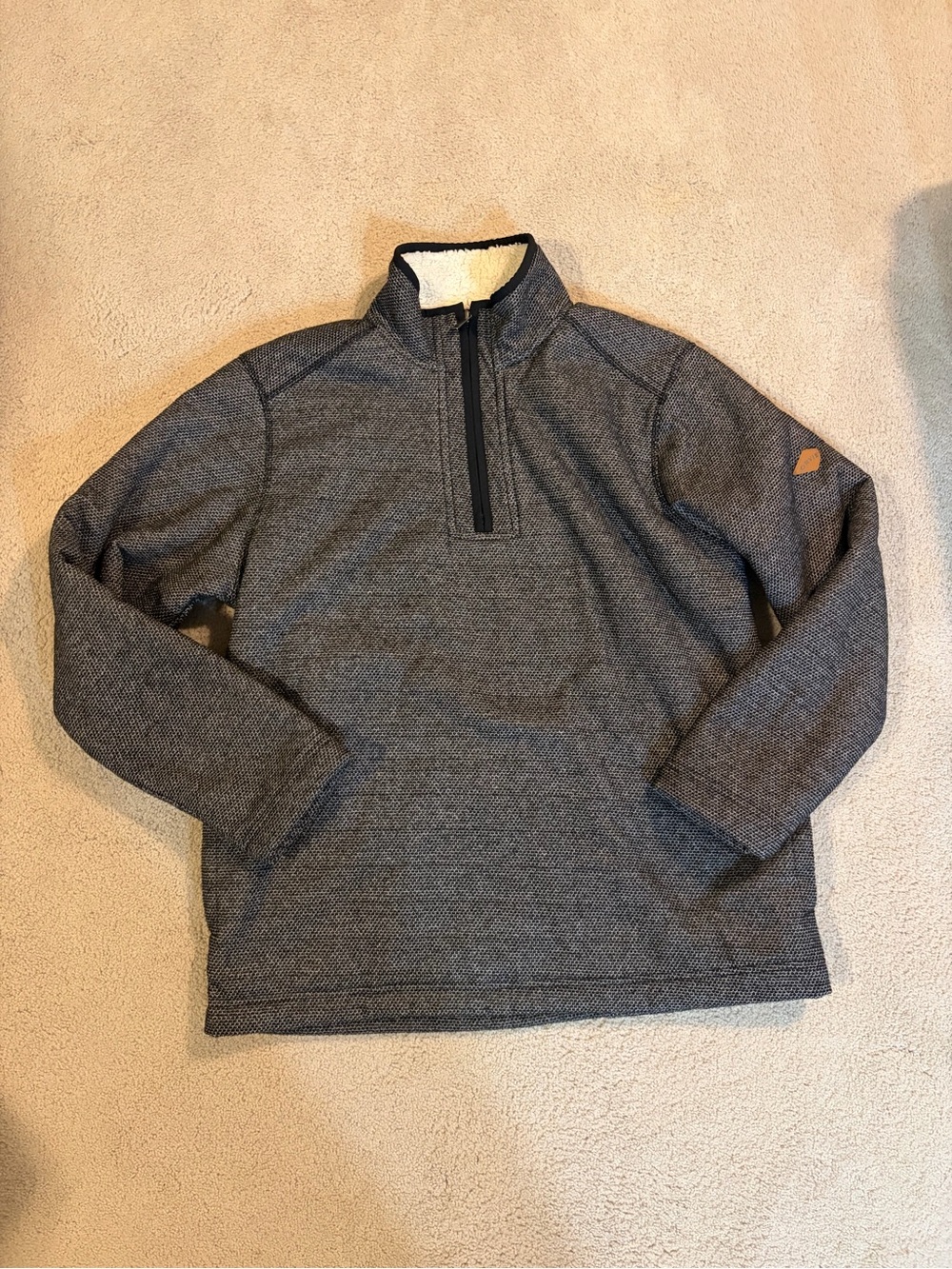 Men’s Size Large ORVIS Fleece Half Zip Pullover
